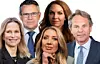 Här är några av GTA:s jurymedlemmar. Från vänster; Charlotte Blum, Fredrik Kämpfe, Kajsa Beausang, Per G Braathen och i mitten, Lina Skandevall.