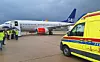Kärnan i operationen är ett specialanpassat Boeing 737-plan med intensivvårdskapacitet. Foto: Pressbild