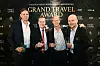 Lars Brännvall, Royal DMC AB, Sven Holmbom, Royal DMC AB, Andreas Elmgren, Sembo och Bruno Trathaug, Stena Line Travel Group AB Grand Travel Awards Foto: Pax Engström