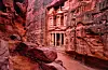 Front of Al-Khazneh in Petra, Jordan